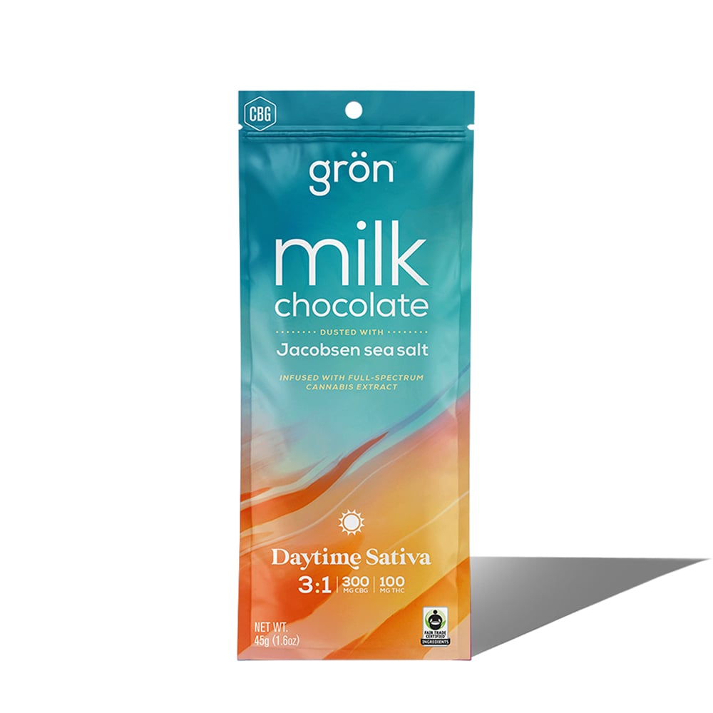 3:1 Milk Chocolate w/ Sea Salt - Daytime Sativa (300mg CBG /100mg THC)