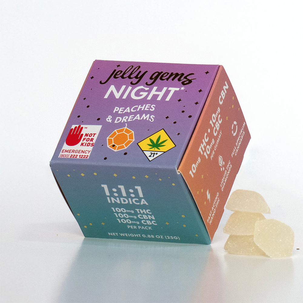 1:1:1 Peaches & Dreams [10pk] (100mg THC/100mg CBN/100mg CBC)