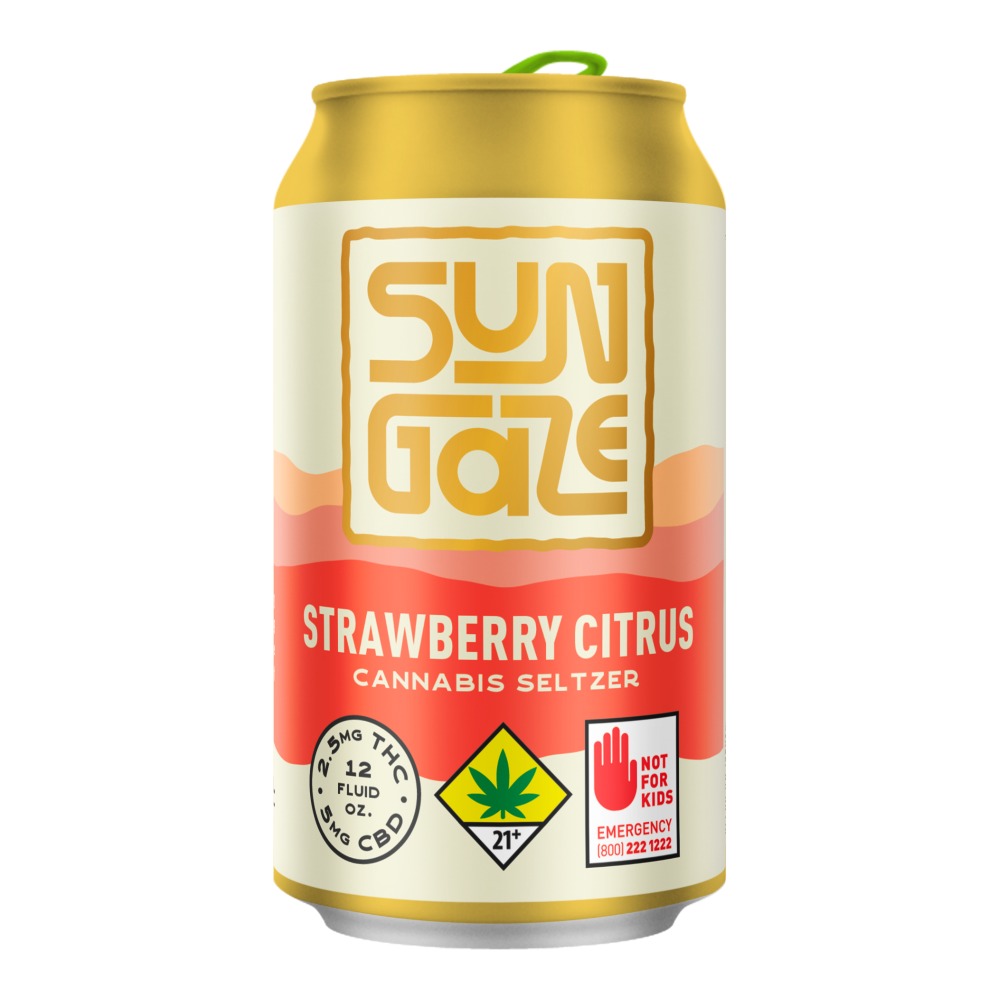 Sungaze: Strawberry Citrus [4pk] (5mg CBD/2.5mg THC)