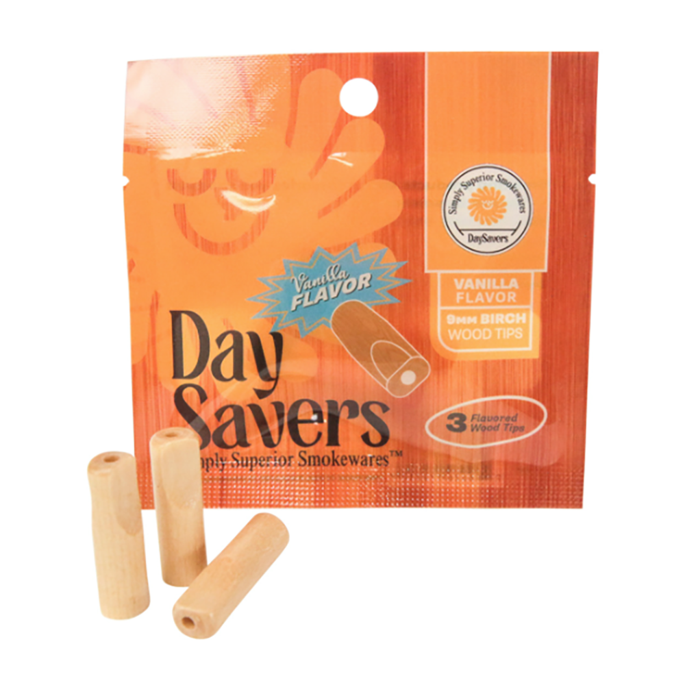9mm Vanilla Flavor Wood Tip [3pk]