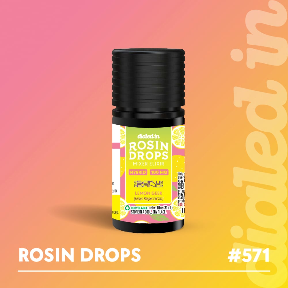 100mg - Lemon Geek - Rosin Drops