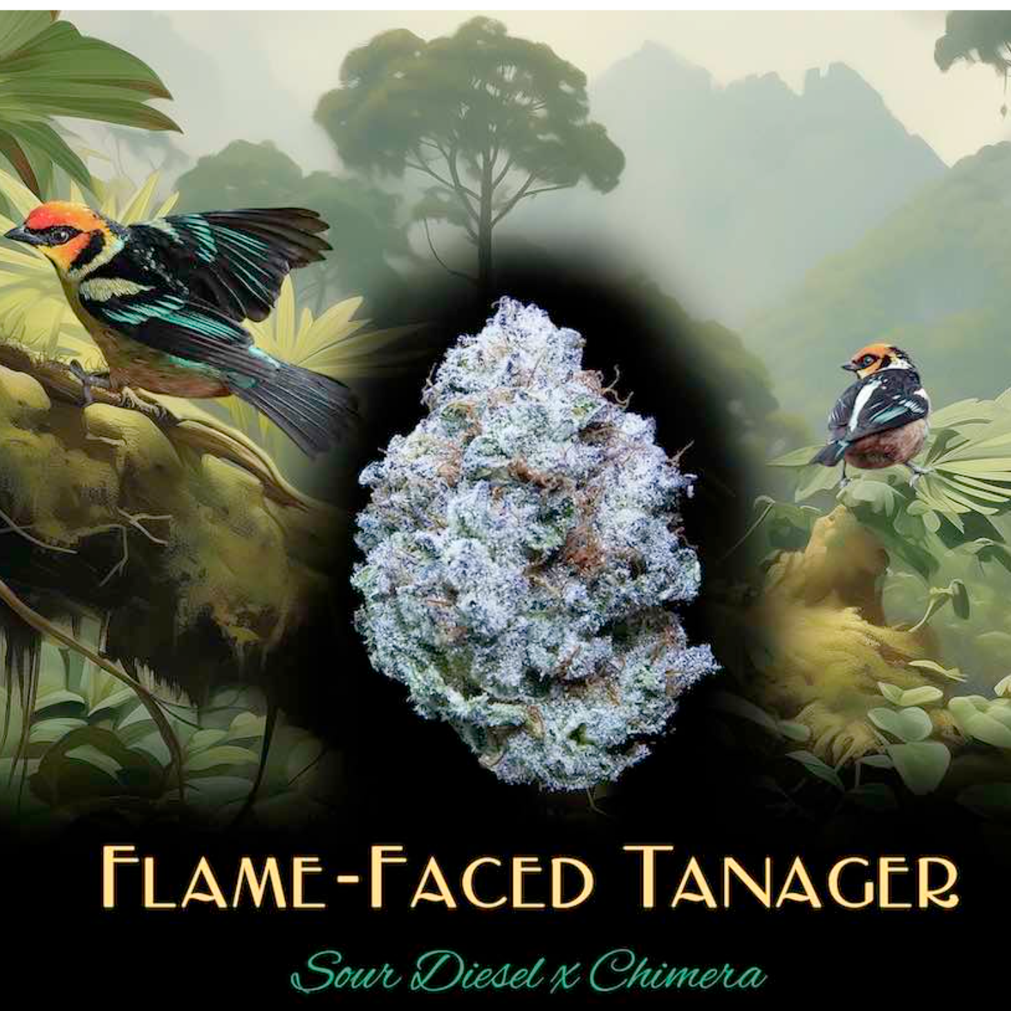 Flame-Faced Tanager