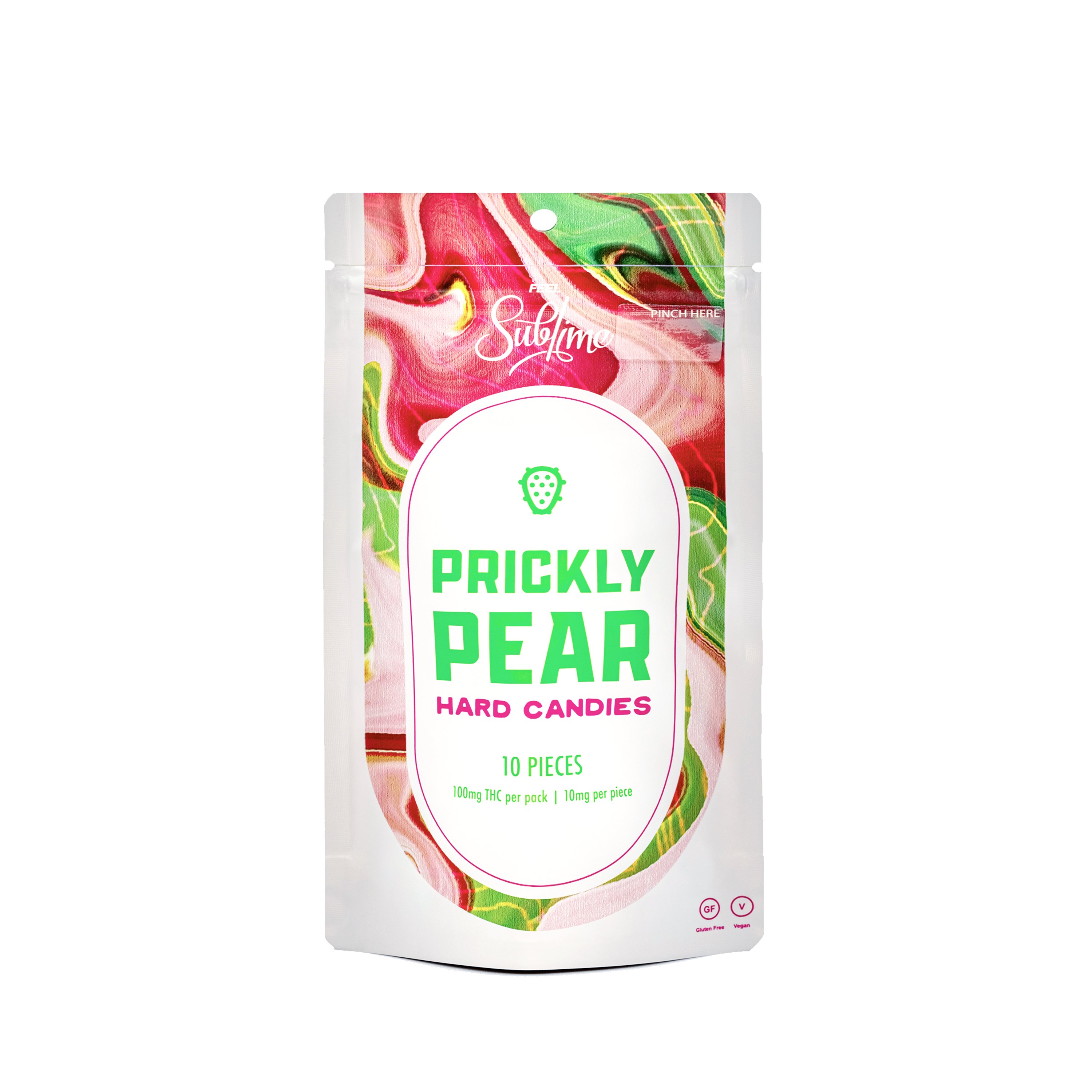 Prickly Pear Hard Candies (100mg) Sublime Brands Hard Candy Jane