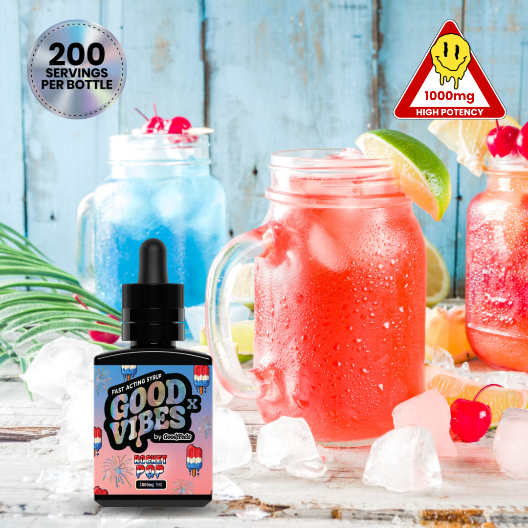 Rocket Pop High-Potency Liquid Gummies Syrup (1000mg)