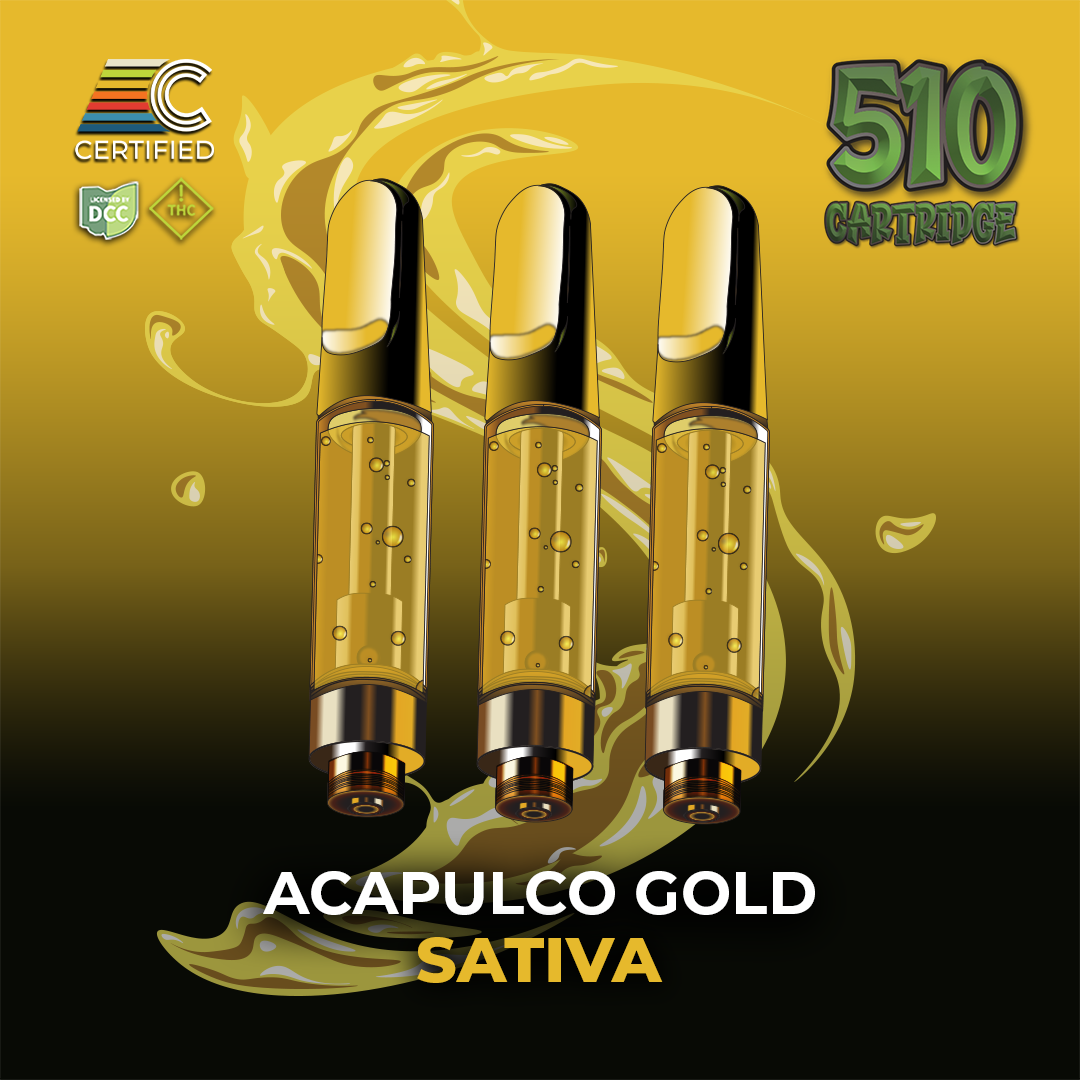 CERTIFIED CULTIVATORS - ACAPULCO GOLD - CART - [3G] - 3PK - SATIVA