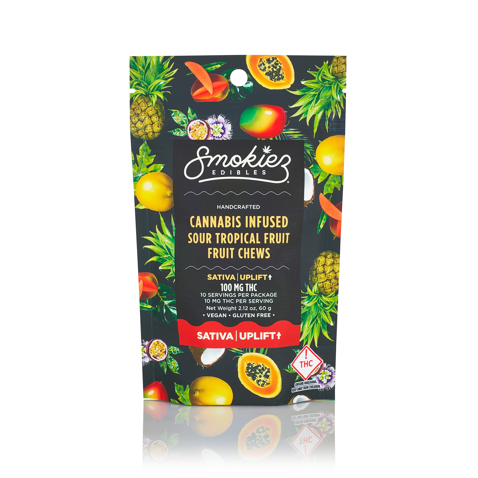 Sour Tropical Fruit - Sativa [10pk] (100mg)