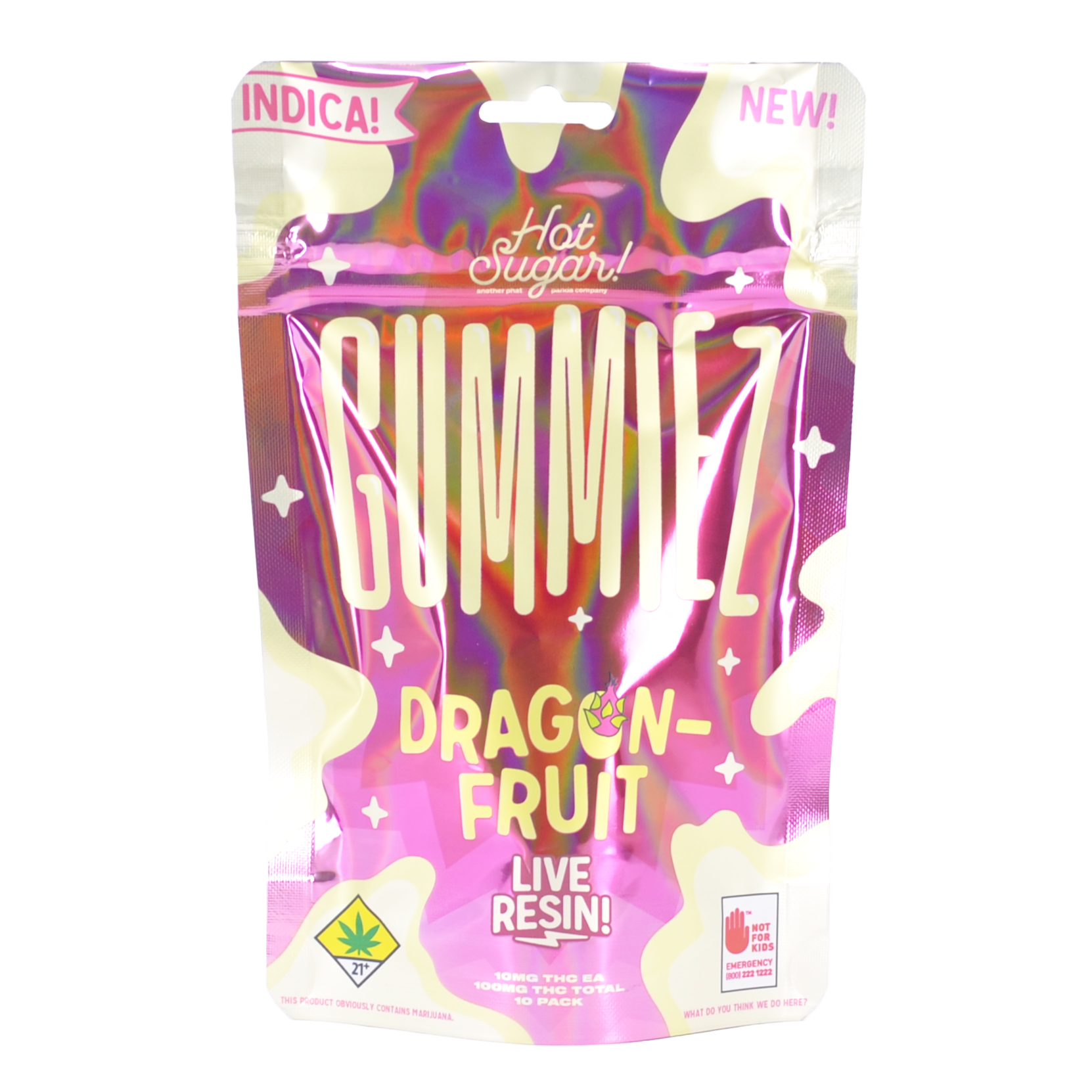 Dragon Fruit - Indica [10pk] (100mg)