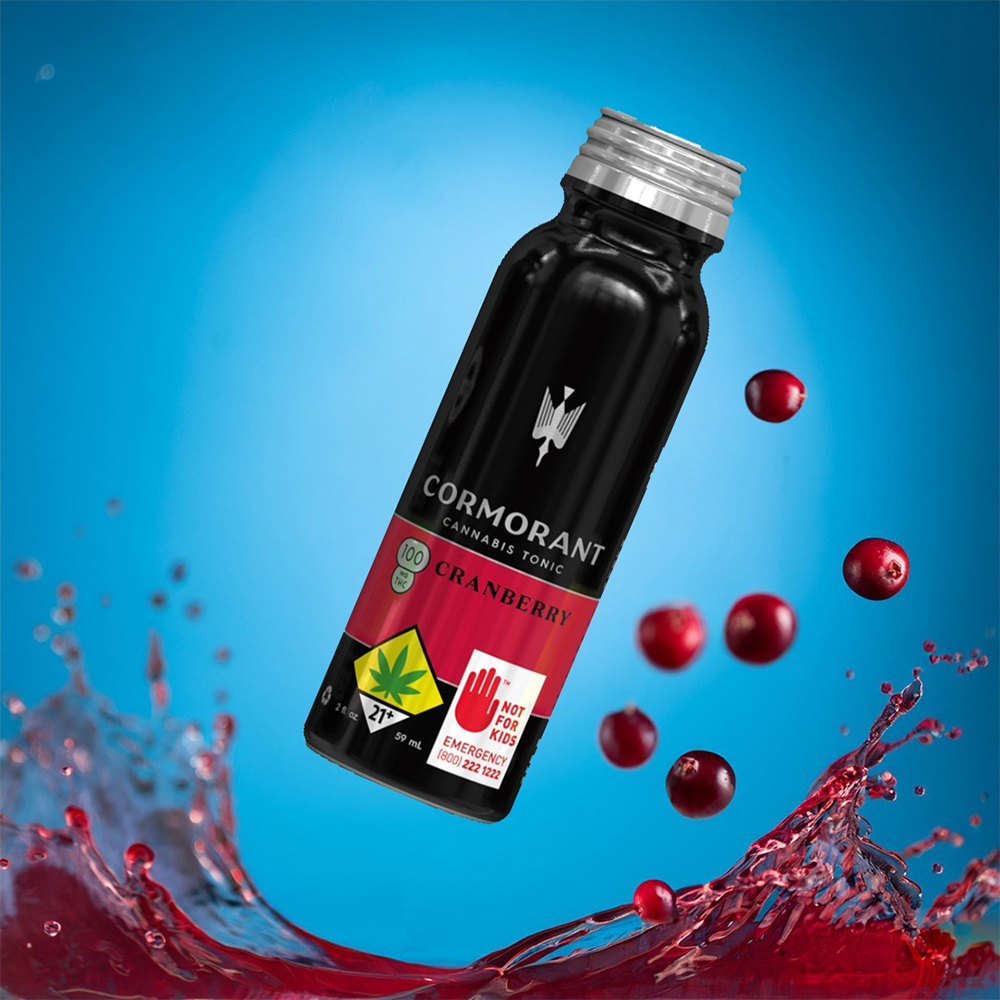 2 fl oz. Cranberry Tonic Water - 100mg