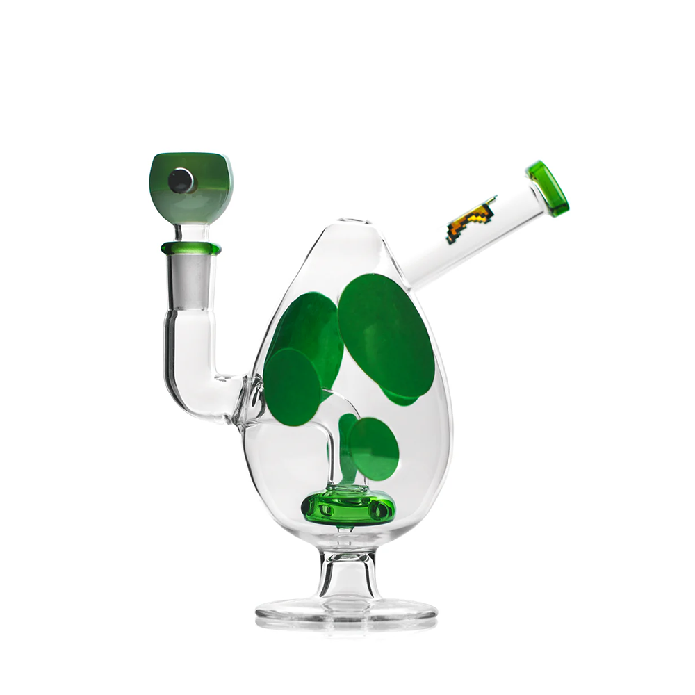 Spotted Egg Bong - Green