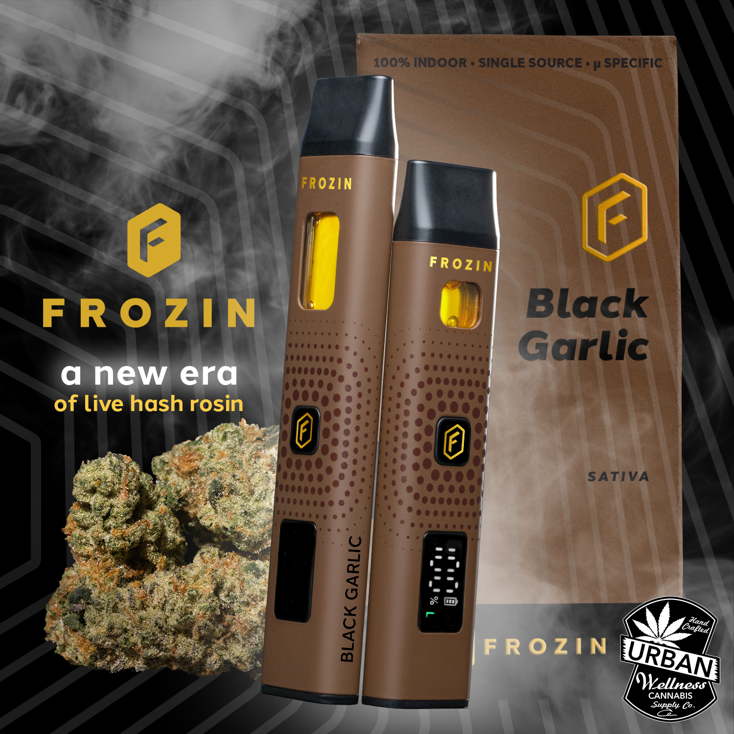 Black Garlic [1000mg] - Live Rosin AIO Cart