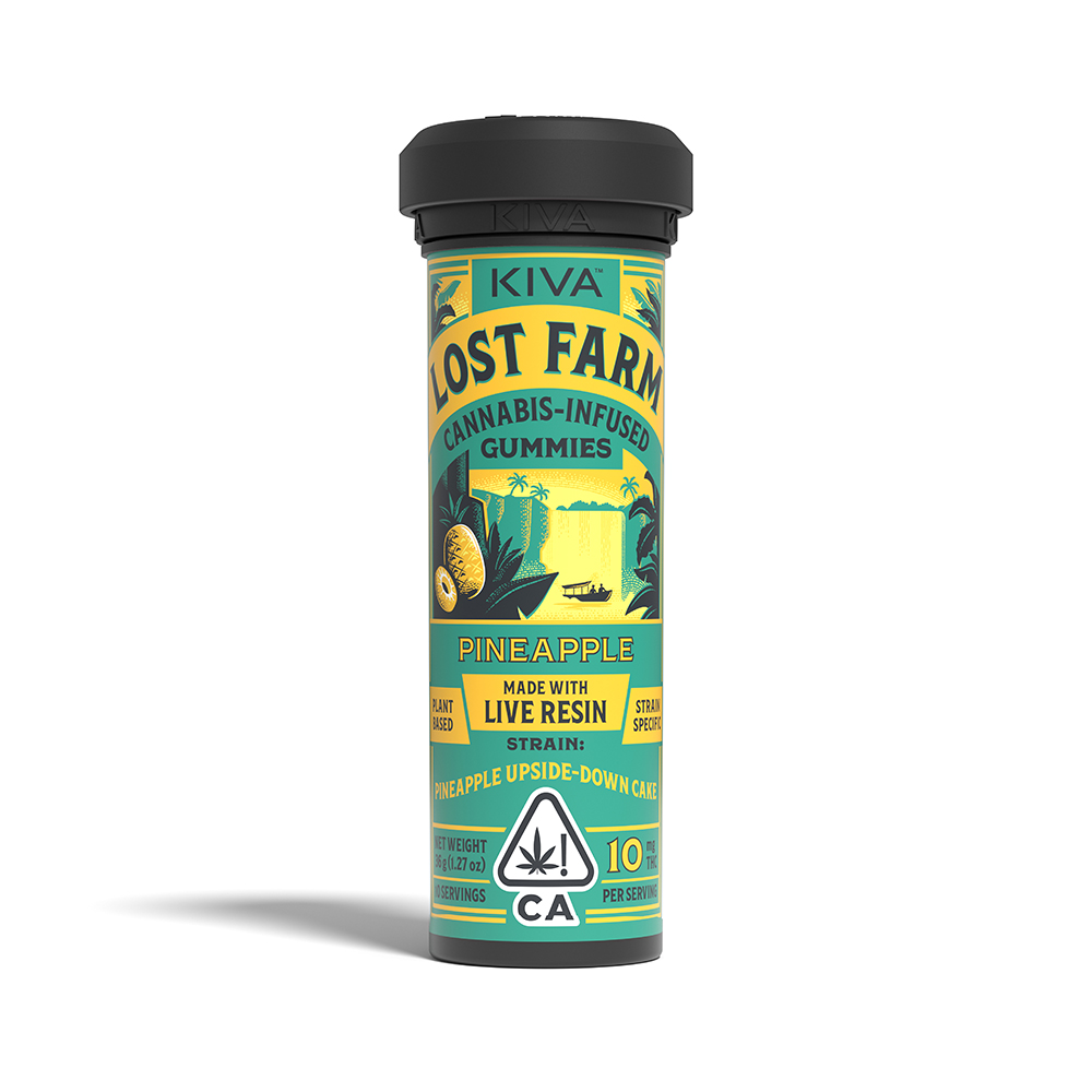 Pineapple x Upside Down Cake [10pk] (100mg) Lost Farm Gummies Jane