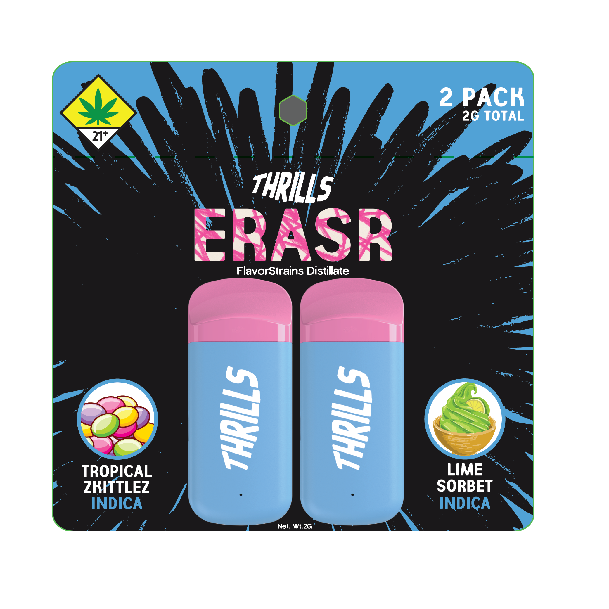 Tropical ZKZ x Lime Sorbet [2000mg]