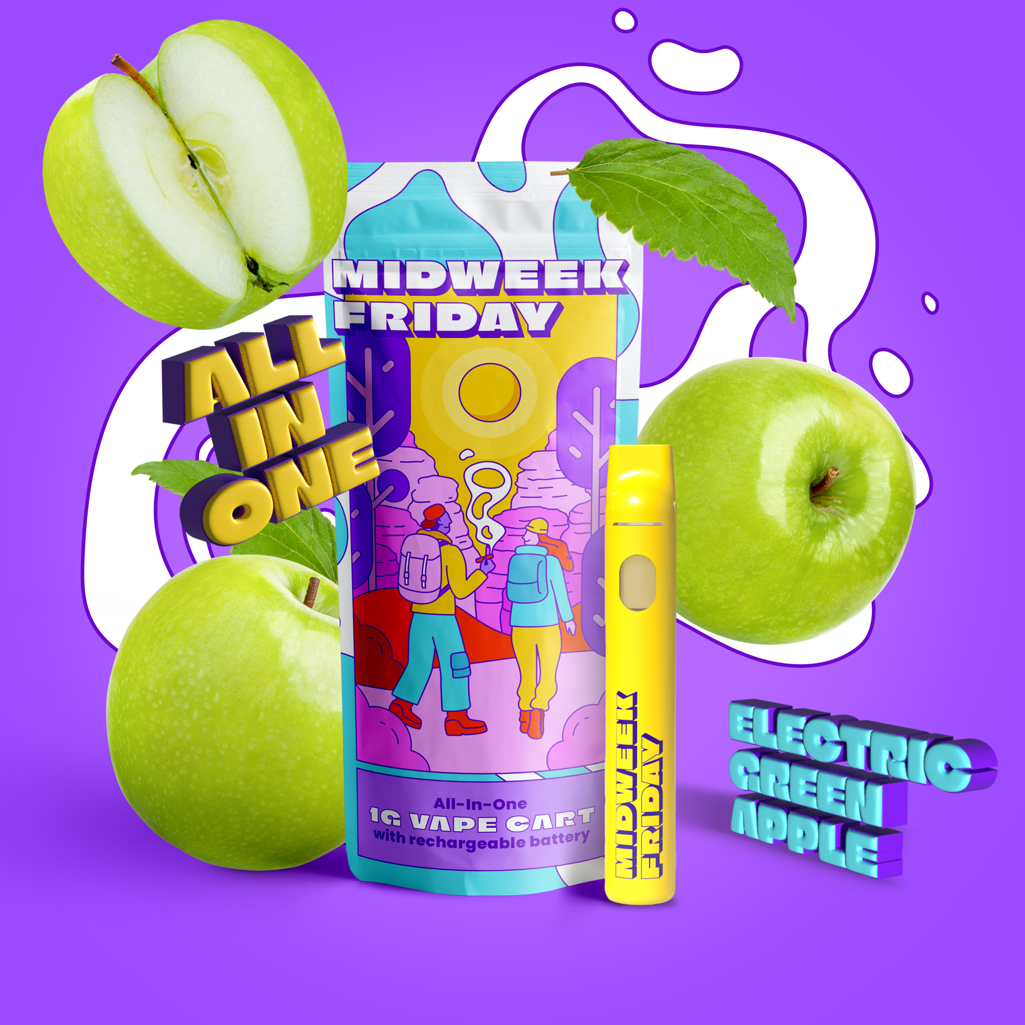 Electric Green Apple [1000mg]