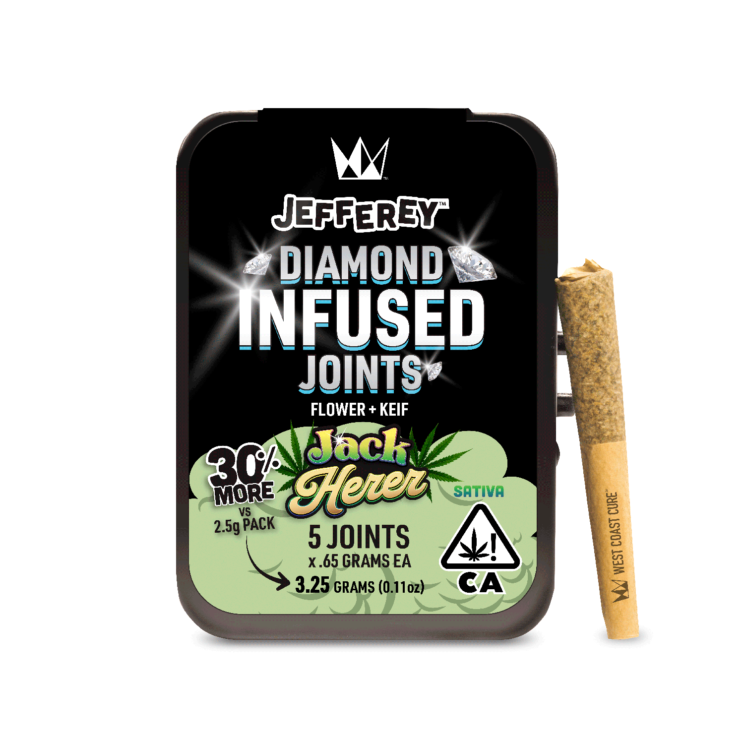 Jack Herer - Jefferey Infused Joint .65g 5 Pack