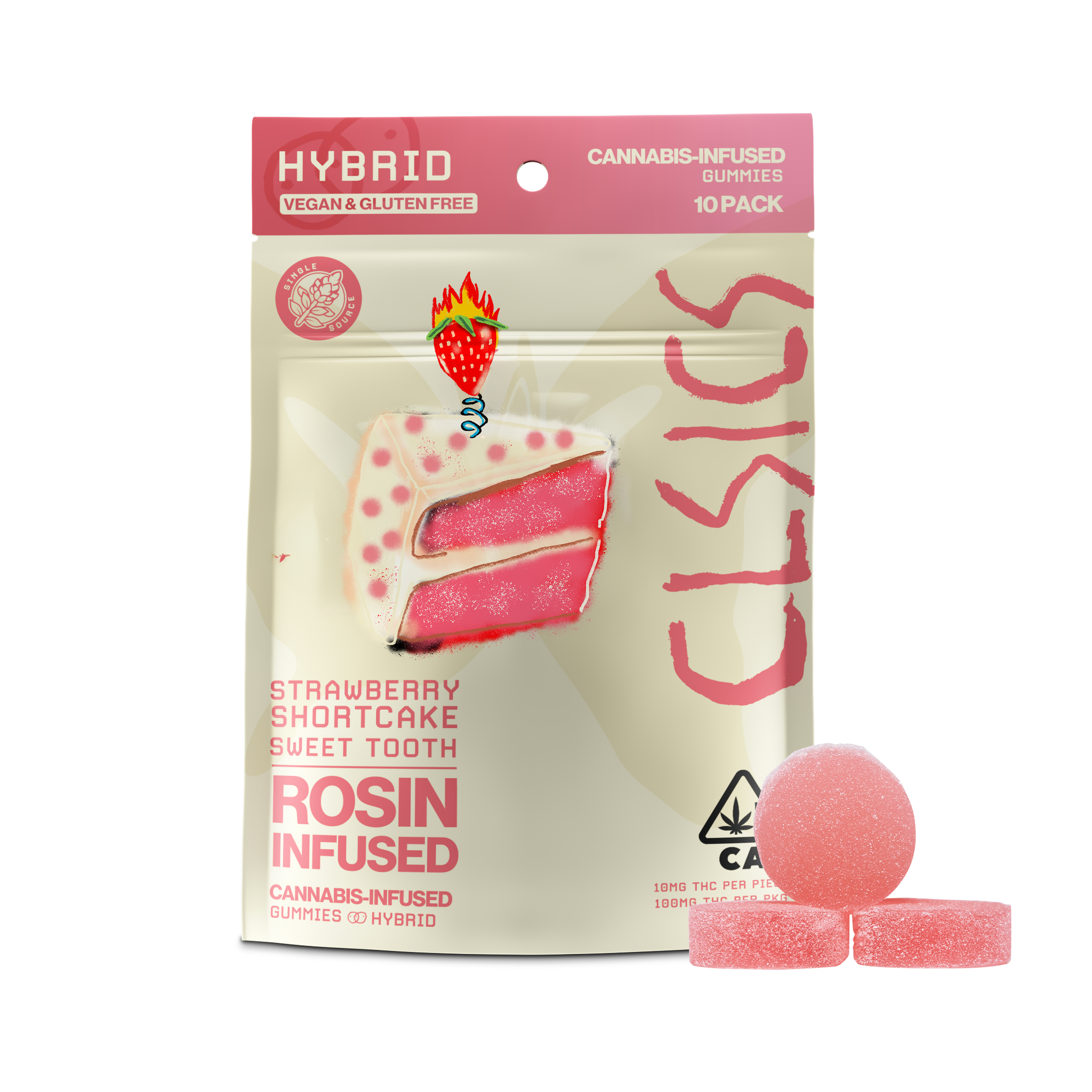 Sweet Tooth Strawberry Shortcake [10pk] (100mg)