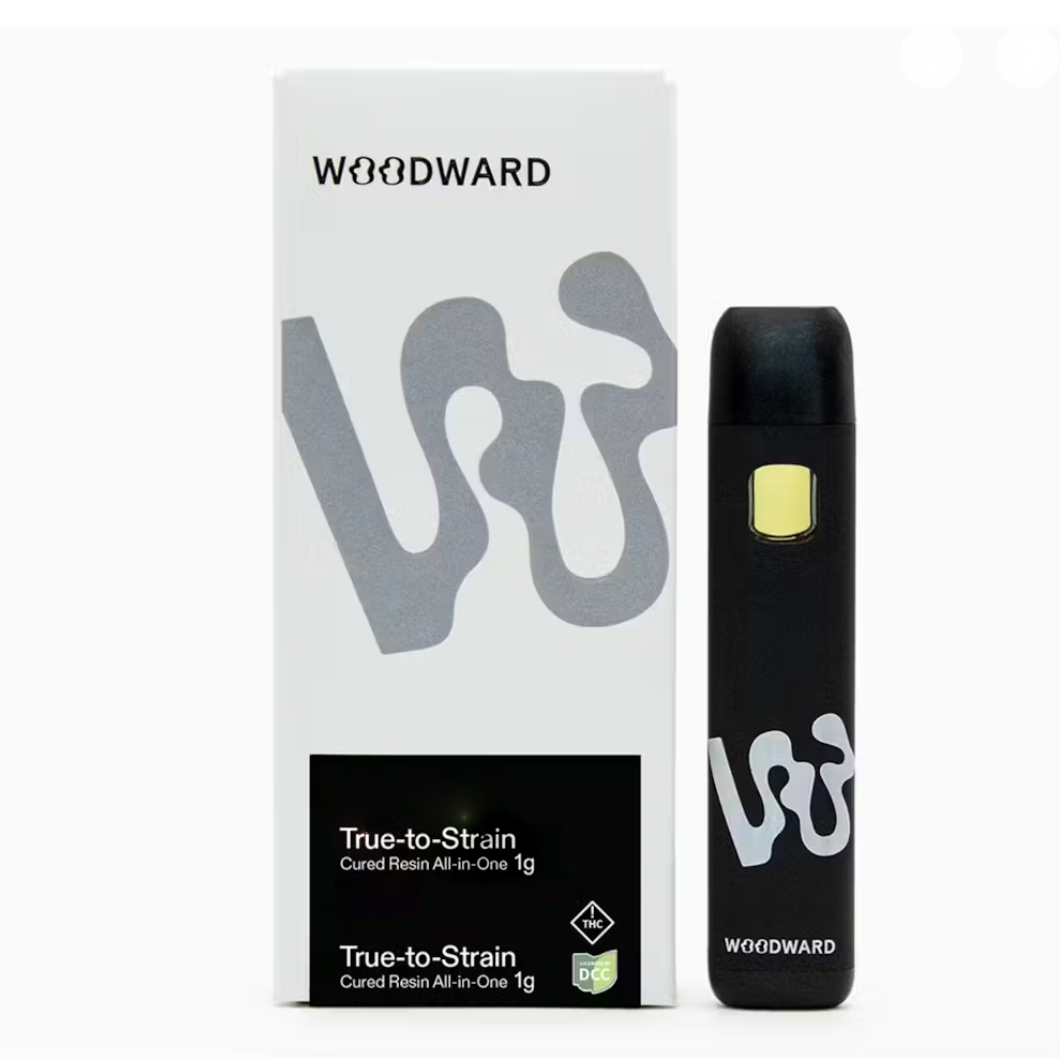 WOODWARD FINE CANNABIS - PINK KUSH - CURED RESIN DISPOSABLE - [1G] - HYBRID