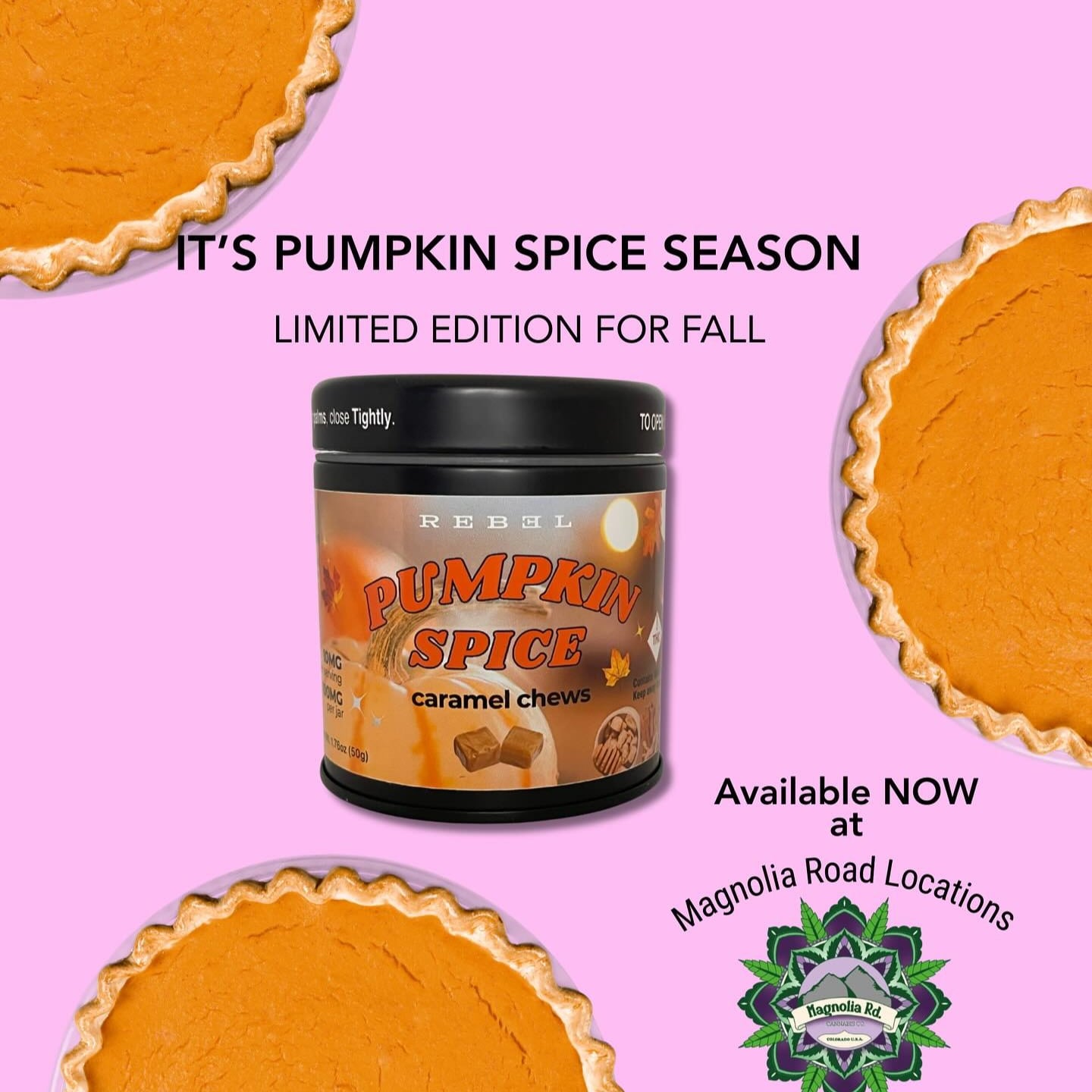 Pumpkin Spice Caramels [20pk] (1000mg)