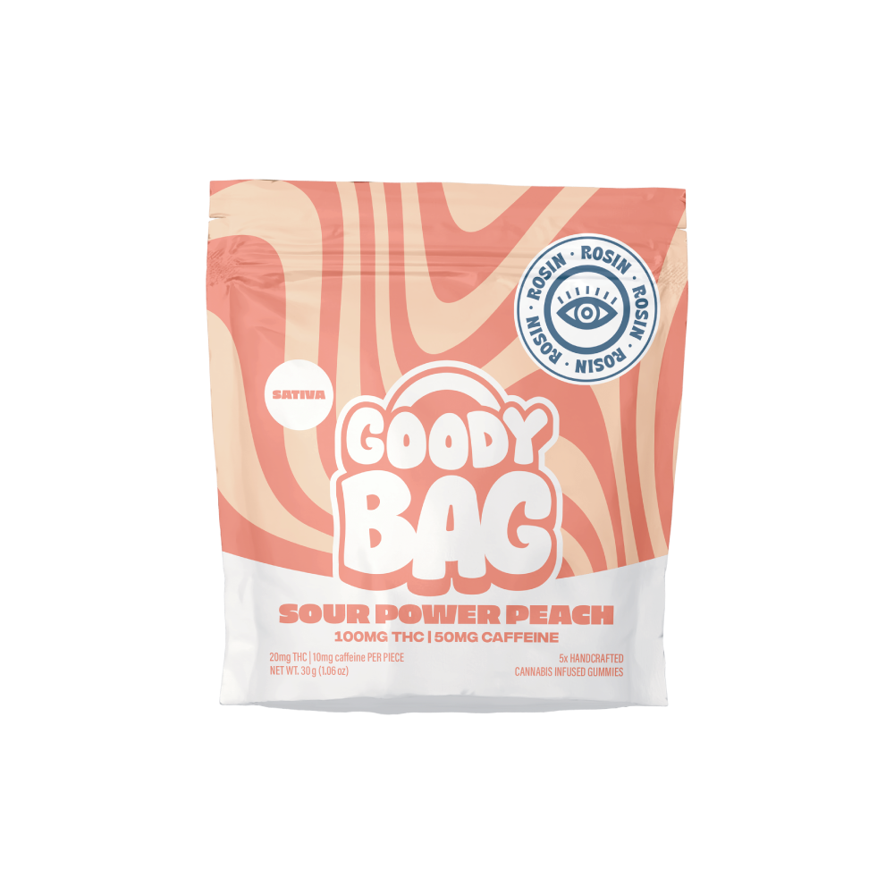 ROSIN Sour Power Peach + Caffeine [5pk] (100mg)