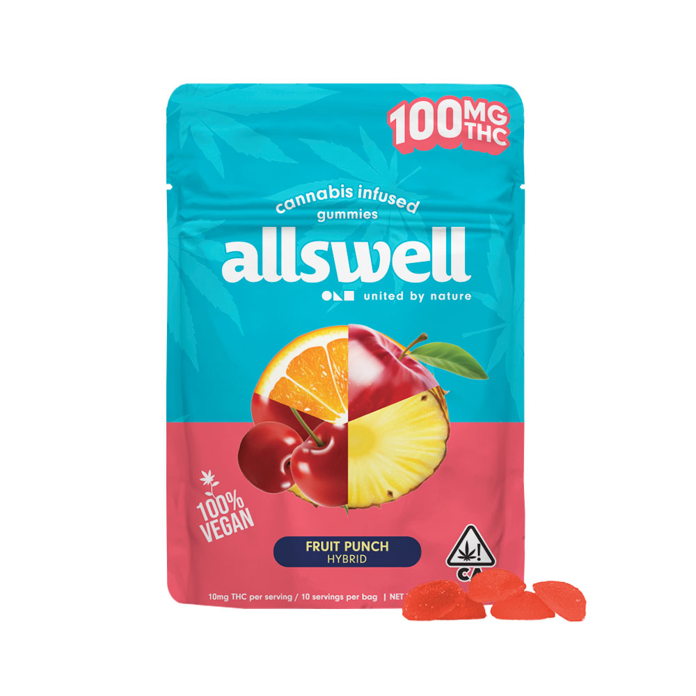 Sativa Fruit Punch Gummy 100mg