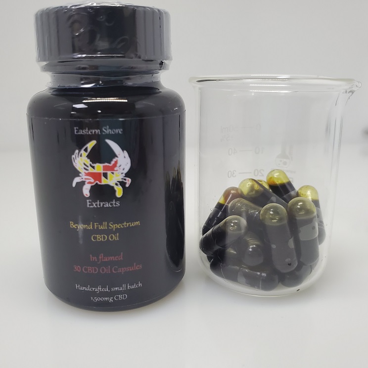 Inflammation (1500 CBD) Eastern Shore Extracts Capsules Jane