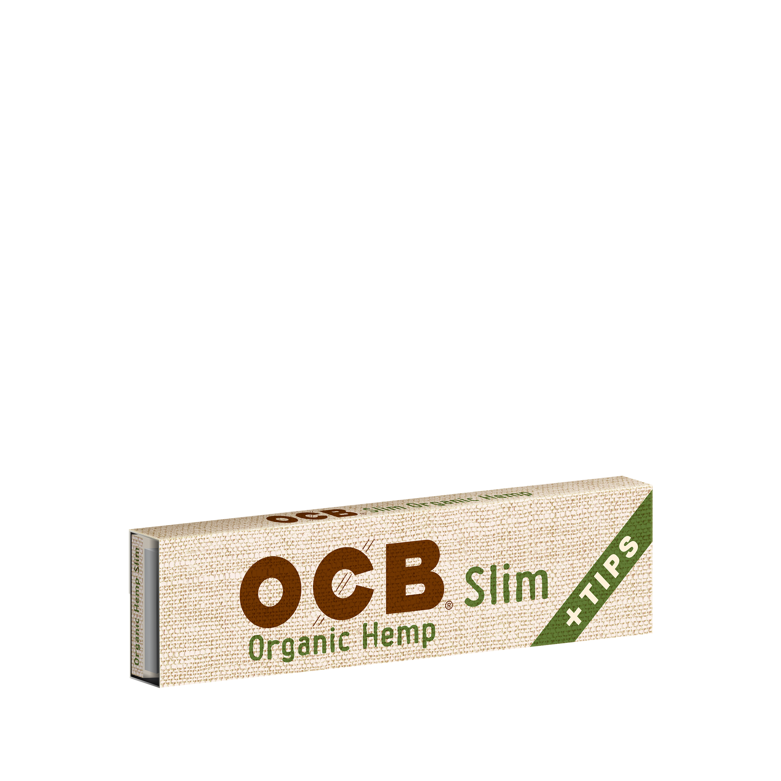OCB® Organic Hemp Rolling Papers - Slim + Tips [32 leaves + 32 tips]