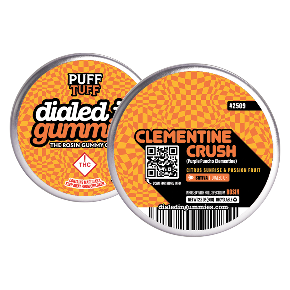 Shop 100mg - Clementine Crush #2509 - Rosin Gummies (10pk