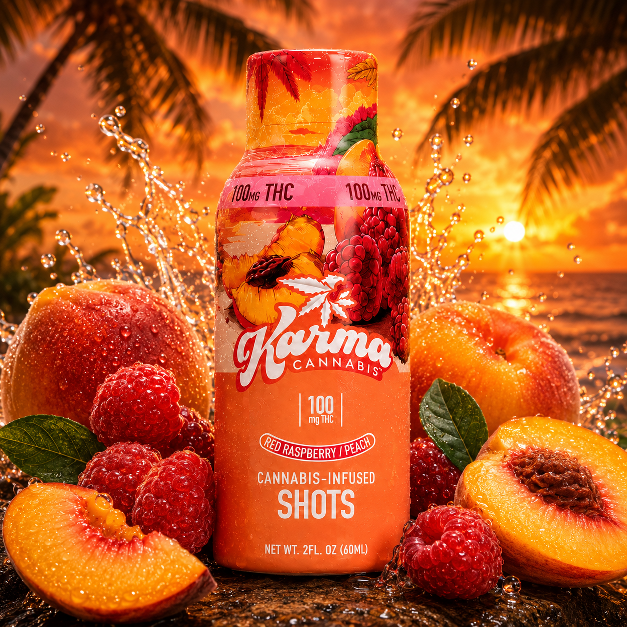 Red Raspberry Peach