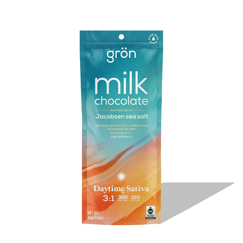 3:1 Milk Chocolate w/ Sea Salt - Daytime Sativa (300mg CBG /100mg THC)