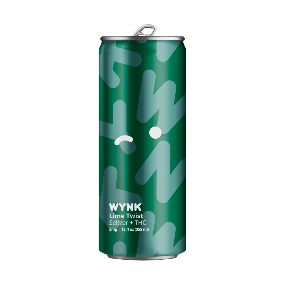Wynk - Hemp Derived Lime Twist 12oz (3mg THC 3mg CBD)