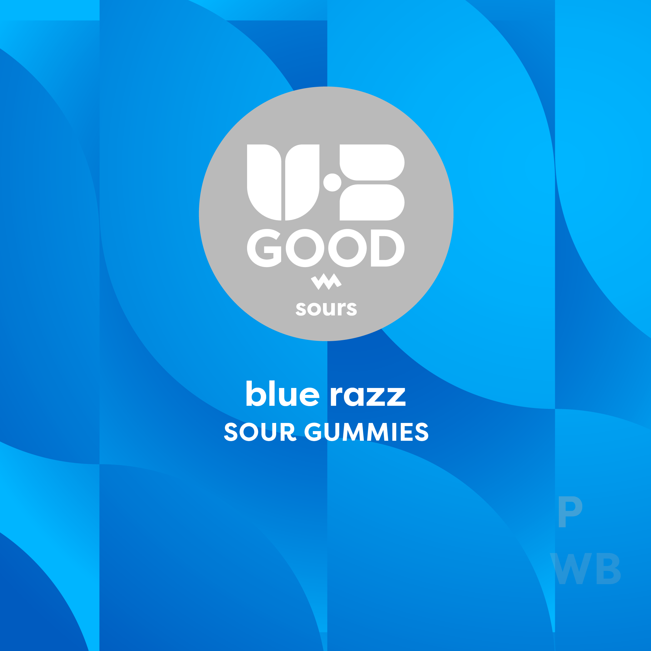 SOUR BLUE RAZZ + CBN & CBC - GUMMIES - [100MG] - 10PK