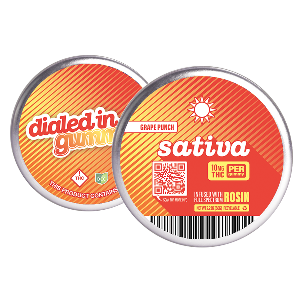 100mg -  Grape Punch - Rosin Gummies  (10pk)