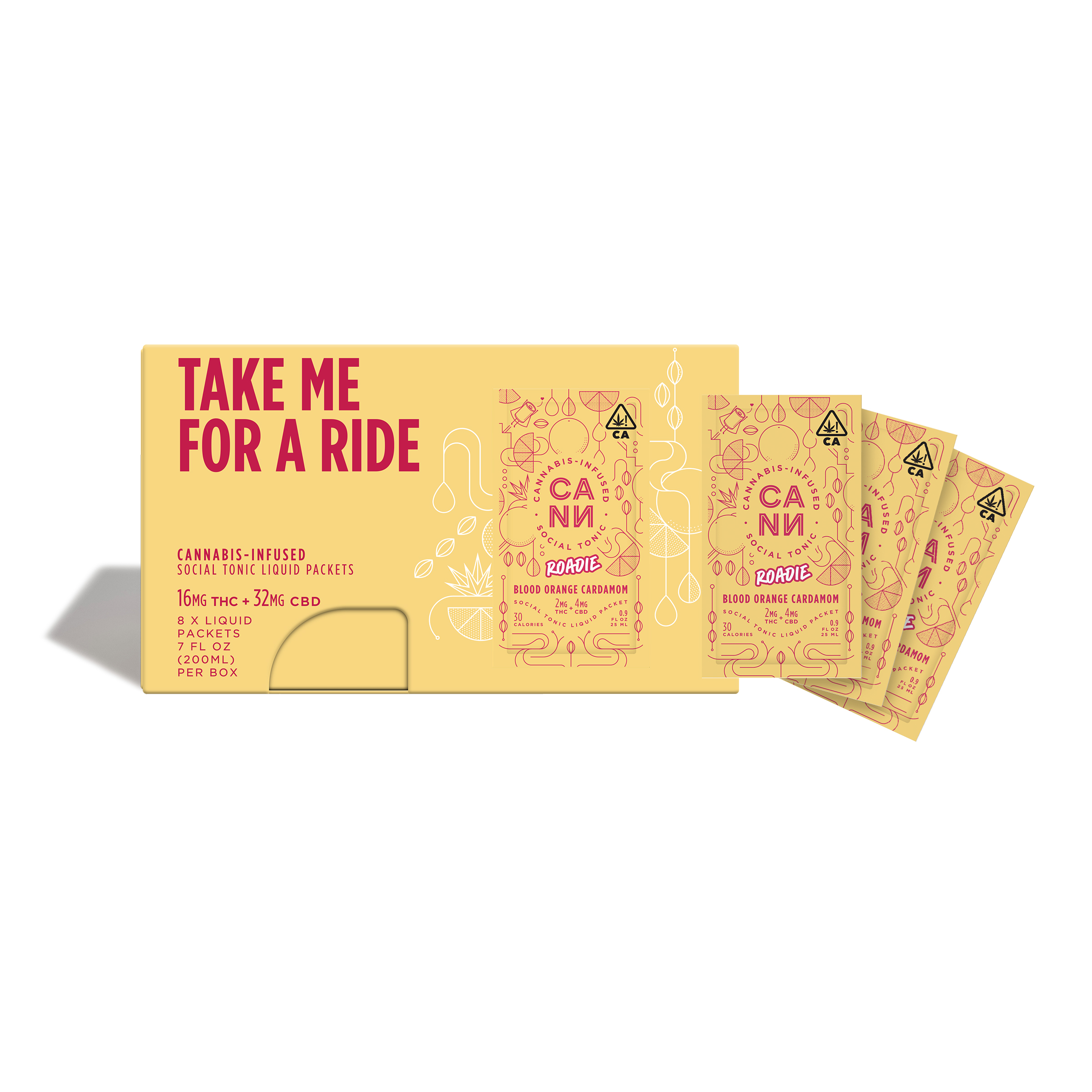 Blood Orange Cardamom Roadies (8pk)