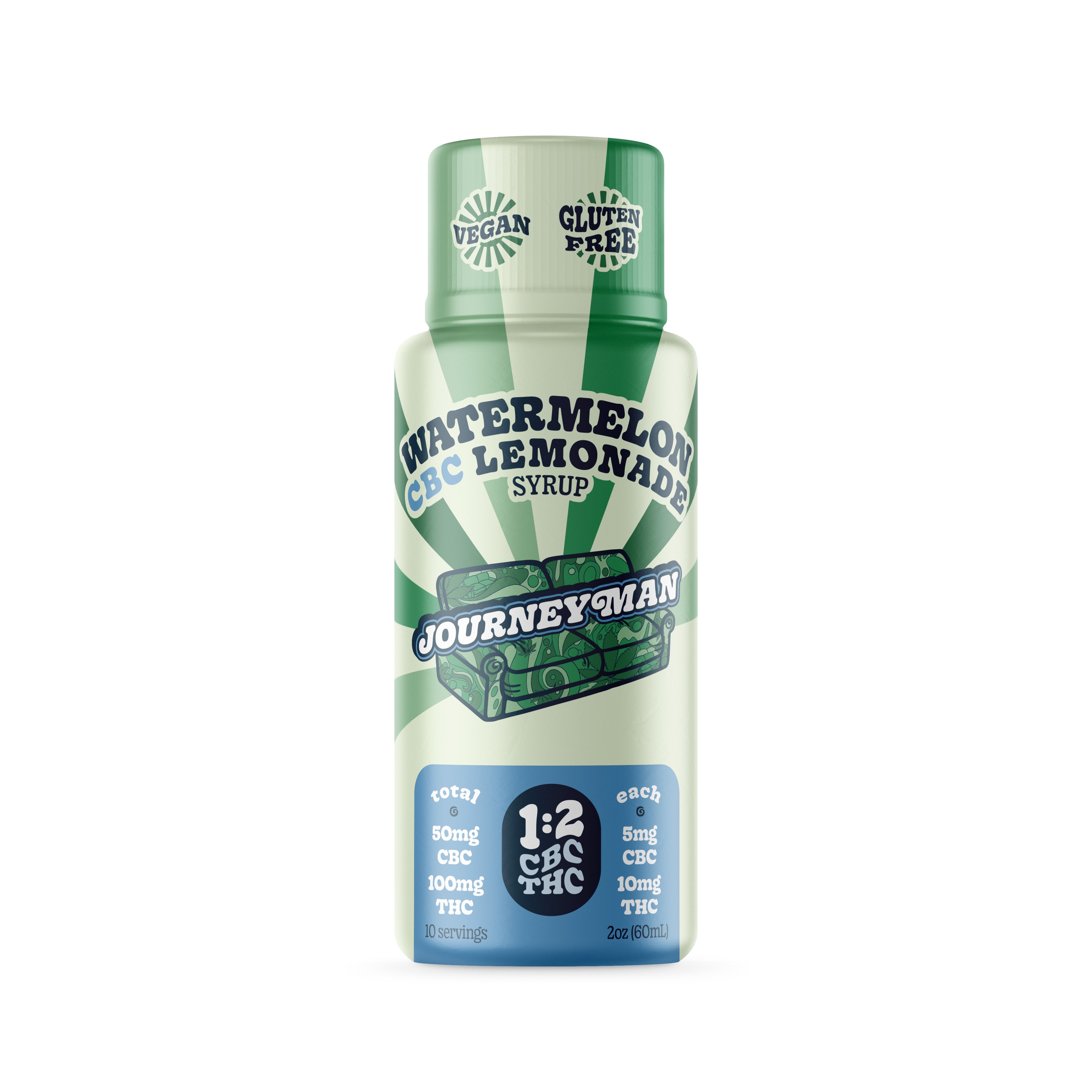 Shop 1:2 CBC Watermelon Lemonade Syrup [2oz] (50mg CBC/100mg THC) | Jane