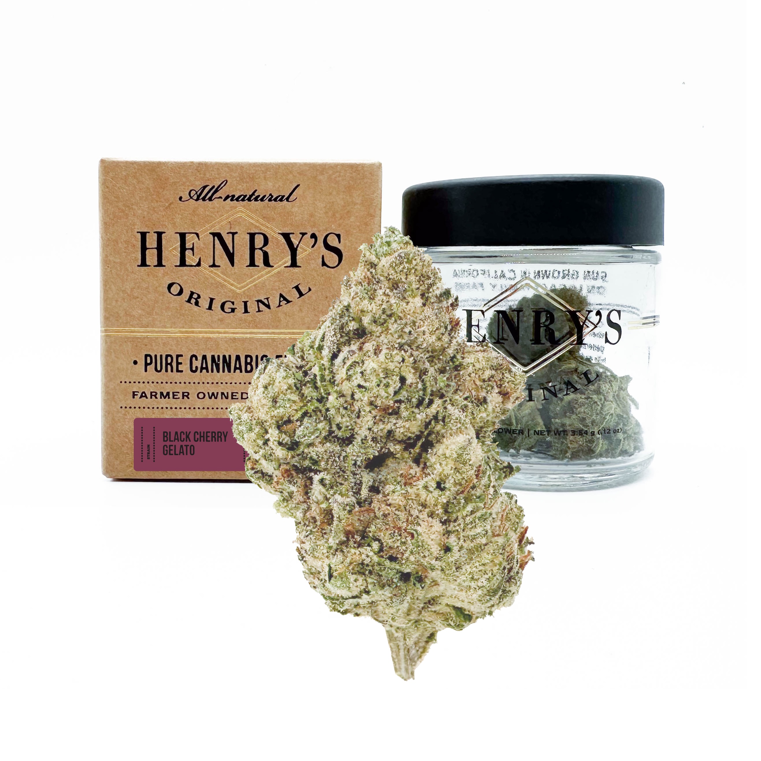 3.5g Craft Jar- Black Cherry Gelato