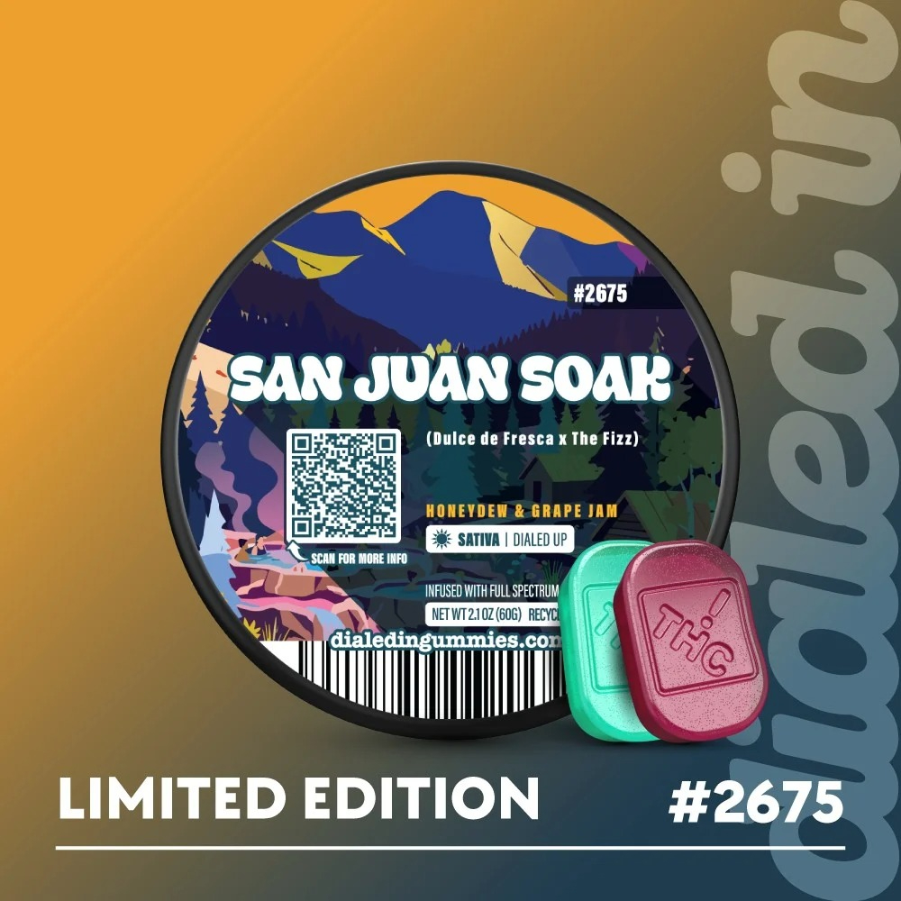100mg - San Juan Soak #2675 - Rosin Gummies (10pk)