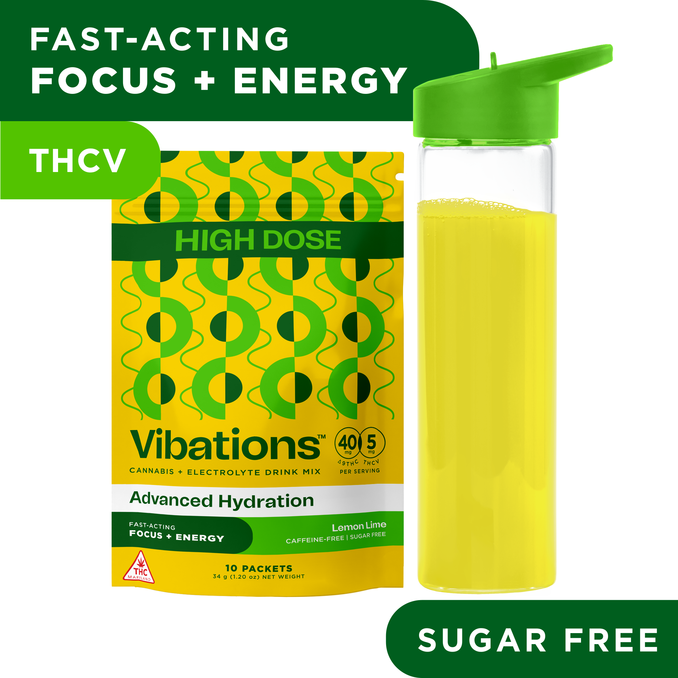 Lemon Lime [10pk] (400mg THC/50mg THCV)
