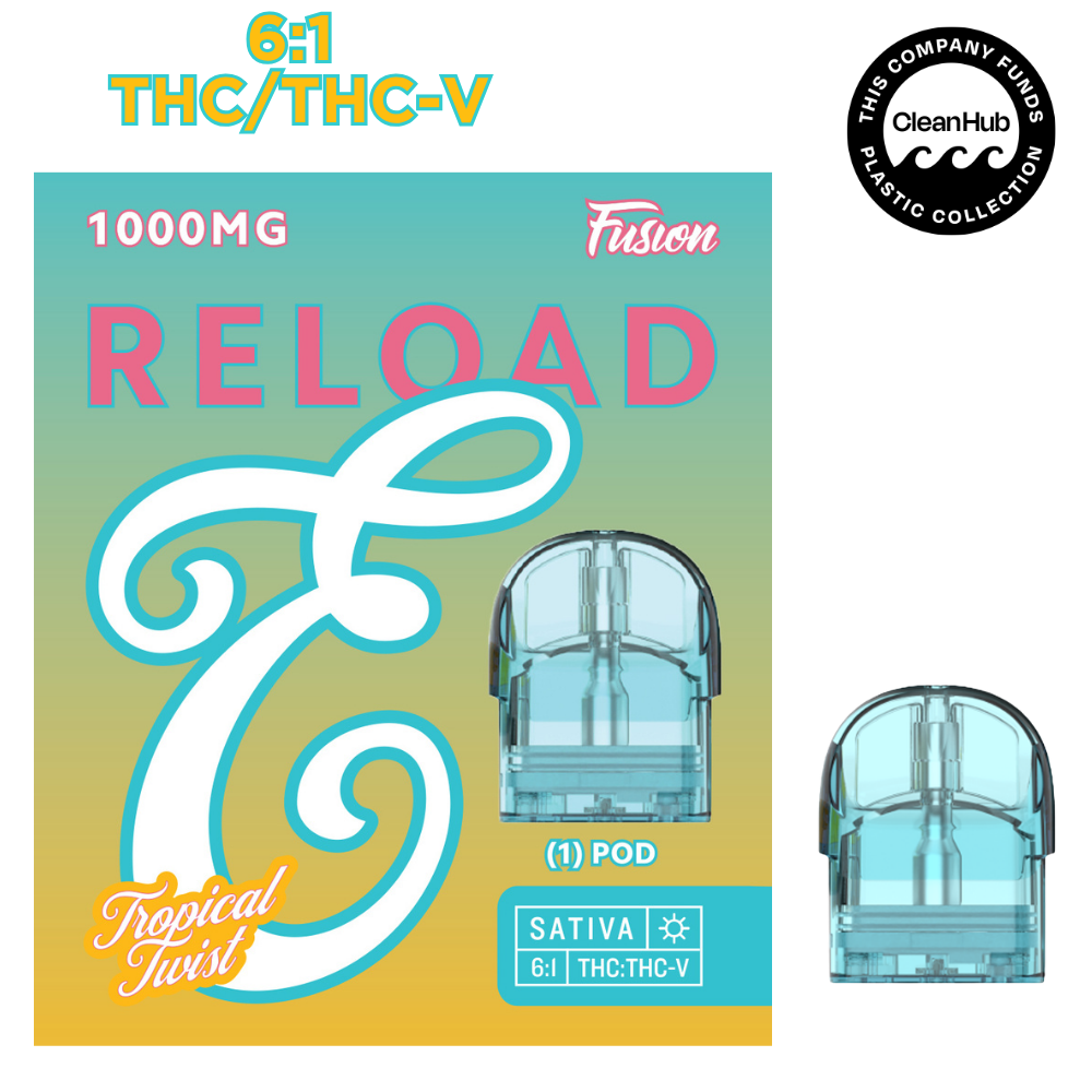 RELOAD - 1g FUSION - Tropical Twist (6:1 THC/THC-V)