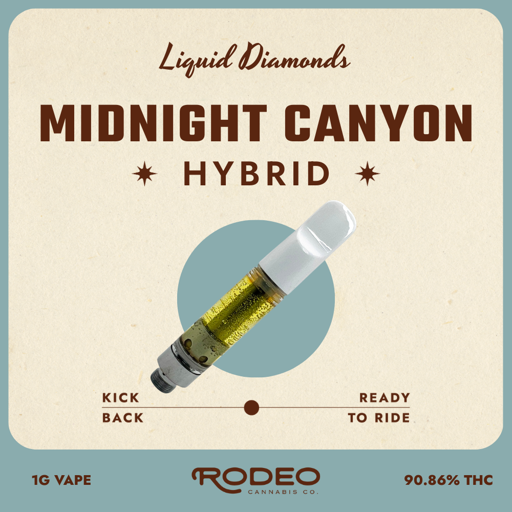 cheap vapes canyon Shop Rodeo Cannabis Midnight Canyon (H) Liquid Diamonds Vape Cartridge  C0070000270 | Fine Fettle