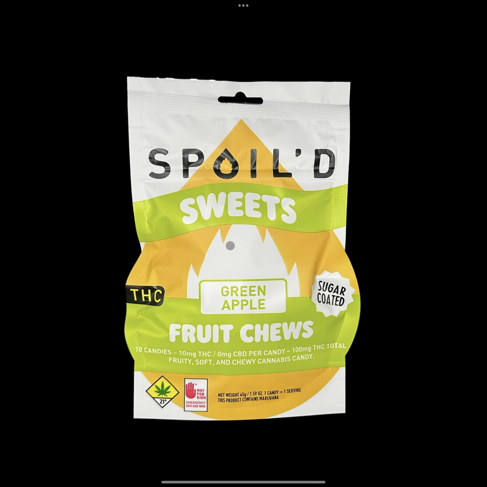 Green Apple Fruit Chews [10pk] (100mg THC)