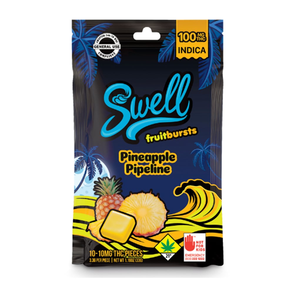 Pineapple Pipeline - Indica [10pk] (100mg)