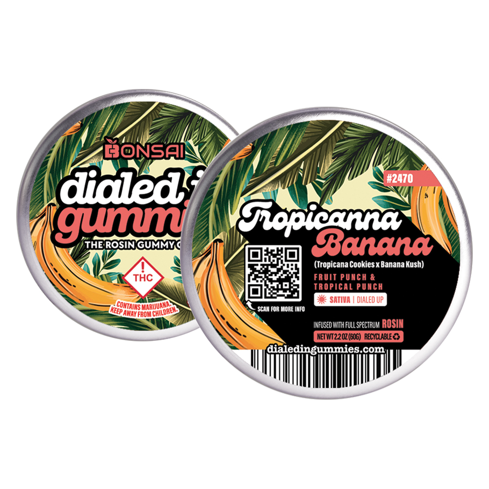 100mg - Tropicana Banana #2470 - Rosin Gummies (10pk)