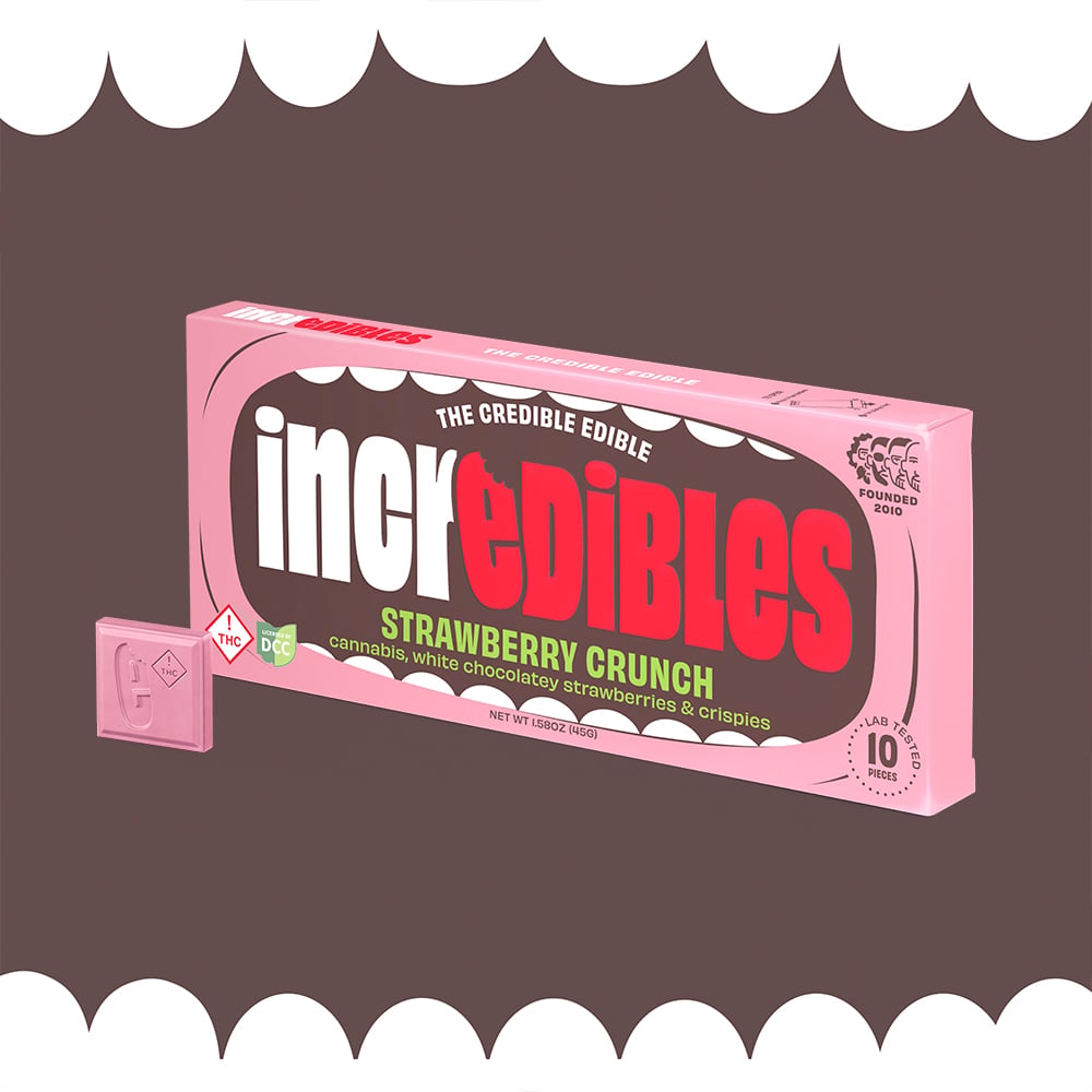 INCREDIBLES - STRAWBERRY CRUNCH - CHOCOLATE - [105MG] - 10PK