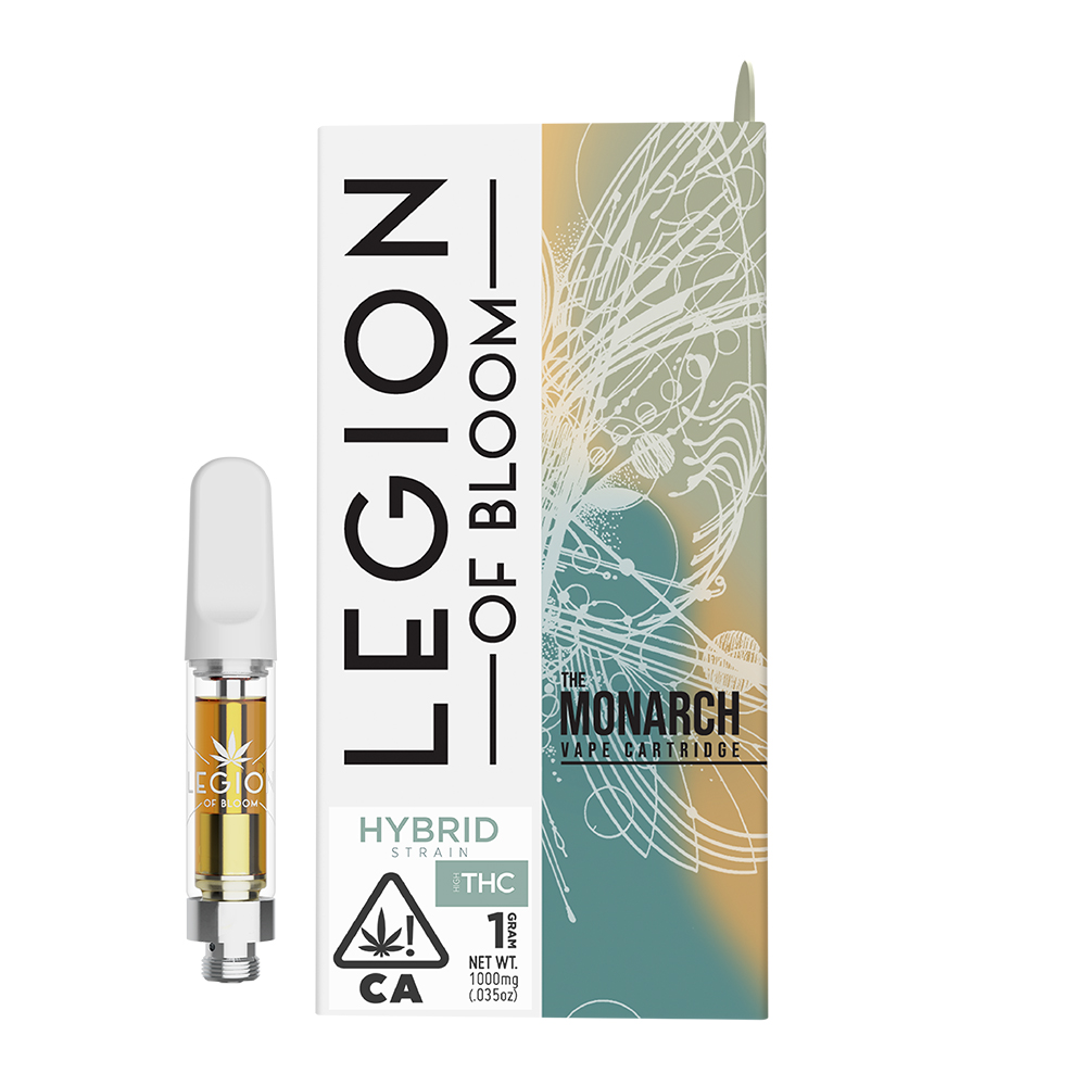 White Runtz x Jet Fuel Gelato Legion of Bloom Monarch 1g Cartridge