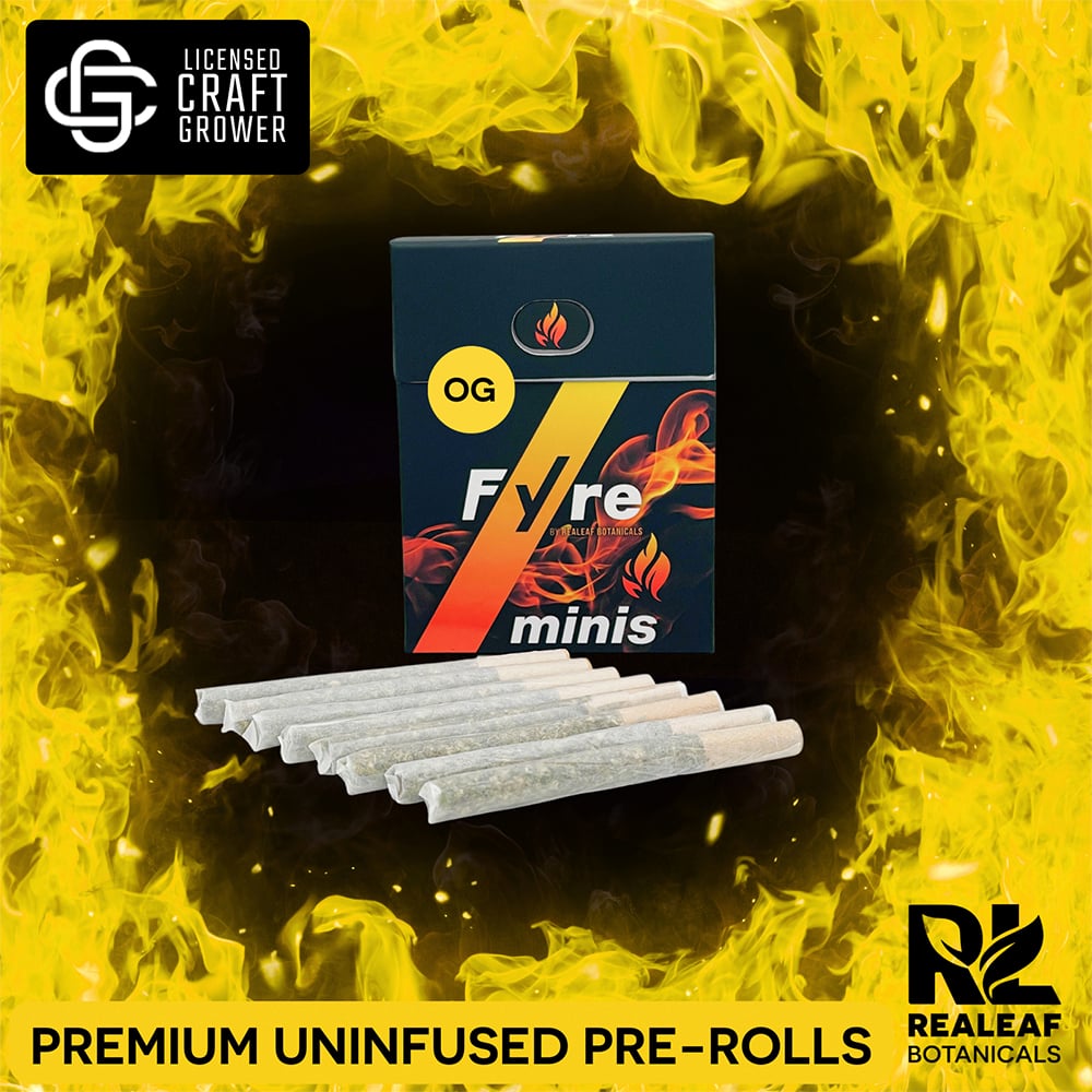 Fyre OG Mini Uninfused Jungle Sunset Pre-Rolls 8 - Pack 2.4g