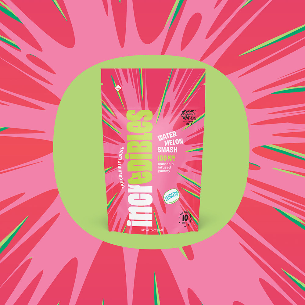 Shop Watermelon Smash High Dose [10pk] (400mg) | Medical Cannabis