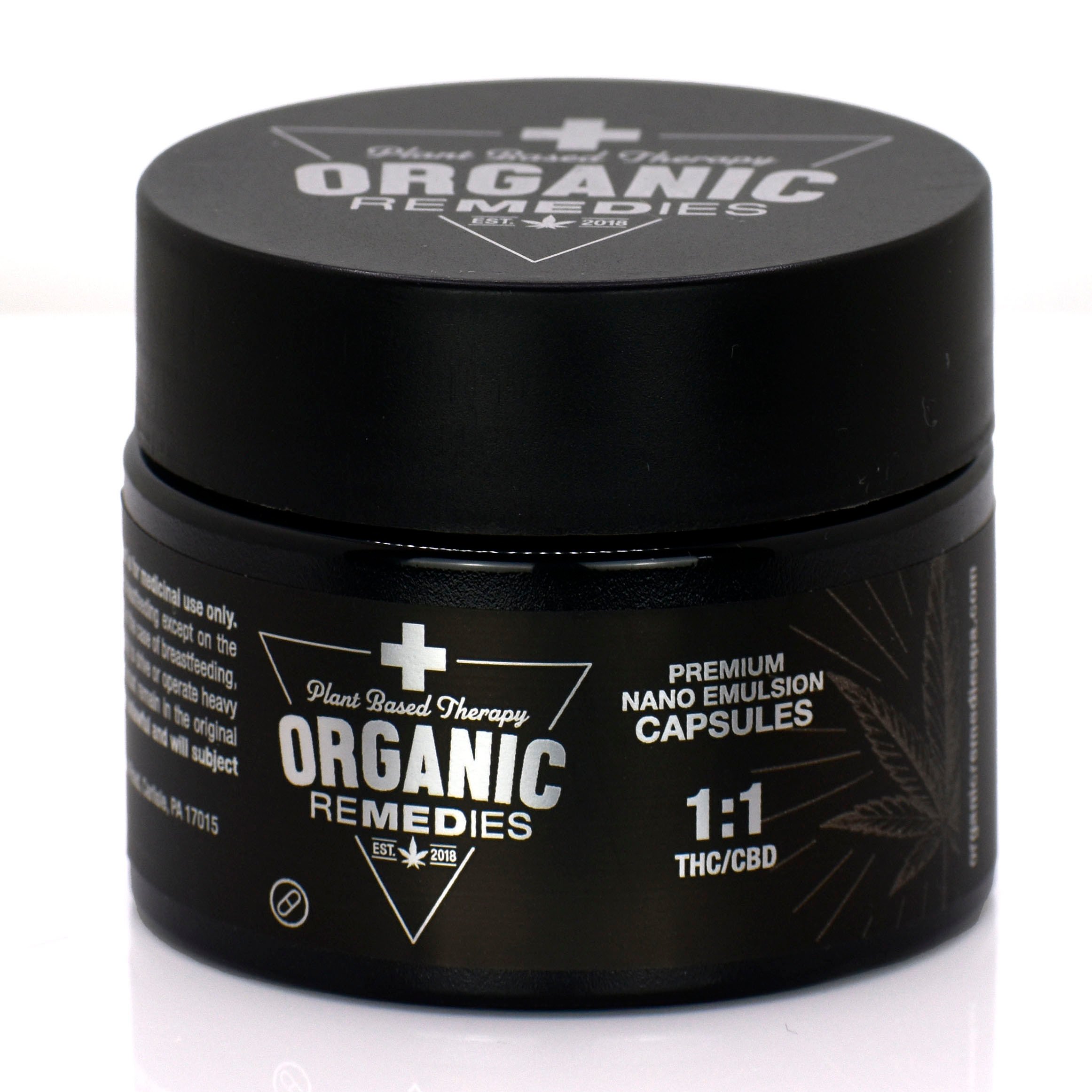 11 THC/CBD Nano Emulsion Capsules [30pk] (75mg CBD/75mg THC) Organic