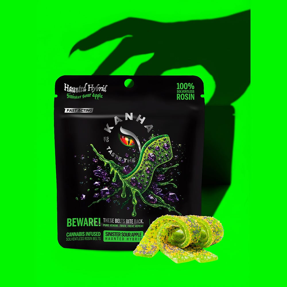 Sinister Sour Apple Crunchy Belts - Hybrid [4pk] (100mg)