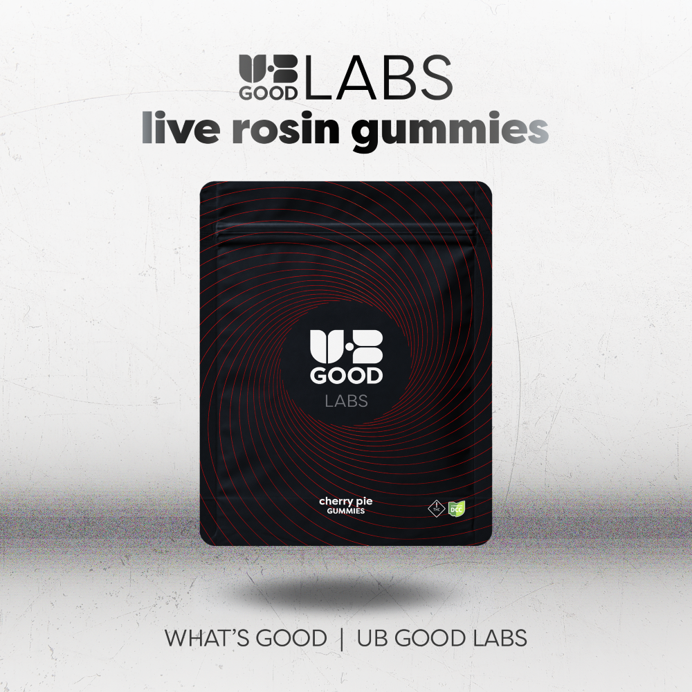 Ub Good Labs - Cherry Pie - Hash Rosin Gummies - 100mg - 10pk