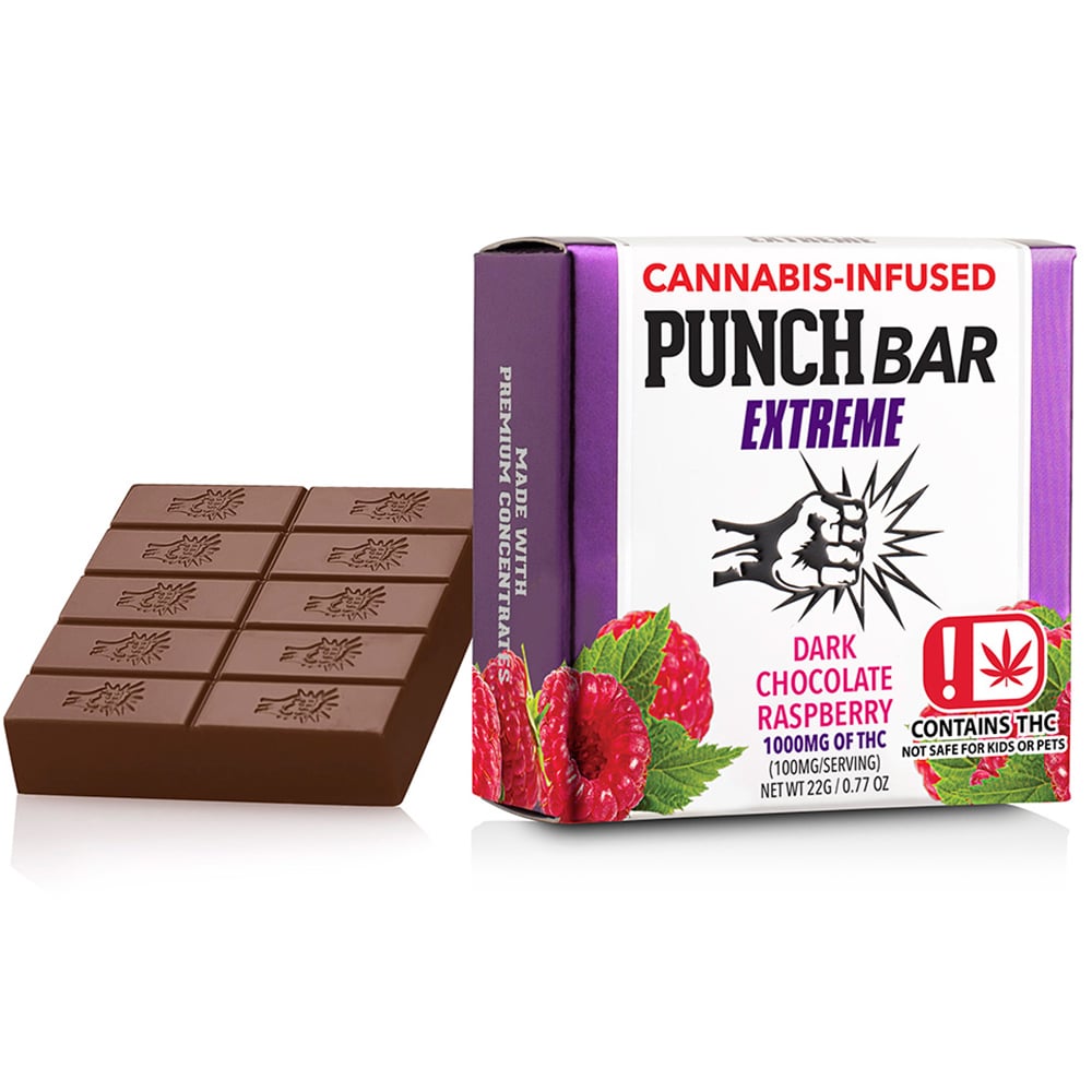 Raspberry Dark Chocolate (1000mg) Punch Extreme Punch Bar Jane