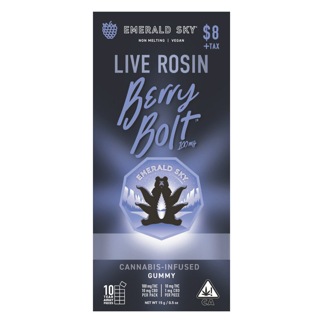 Live Rosin Berry Bolt | 1pk/10mg - 100mg | Indica |